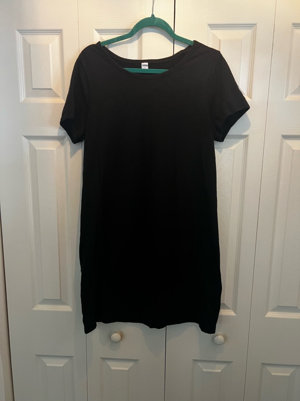 Old Navy Black T-Shirt Dress- Size Large
